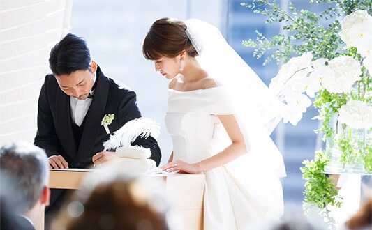 人前式とは 費用相場や魅力 人気の結婚式場ランキングを紹介 ウエディングパーク